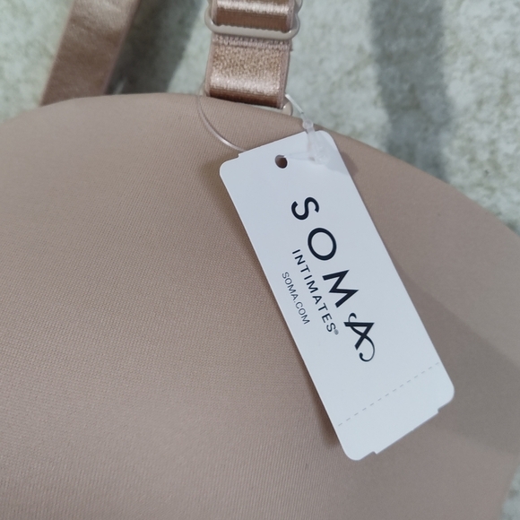 NWT Soma 42DDD Stunning Starlet Strapless Multiway Bra Warm Amber  #570279866 - Picture 3 of 8